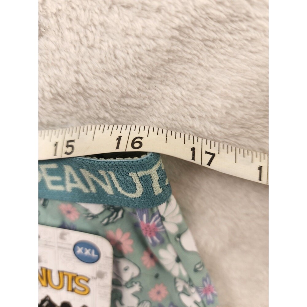 Peanuts Snoopy Flowers Green Sleep Shorts Cozy Lounge Women Size XXL (One Item) - Picture 6 of 6